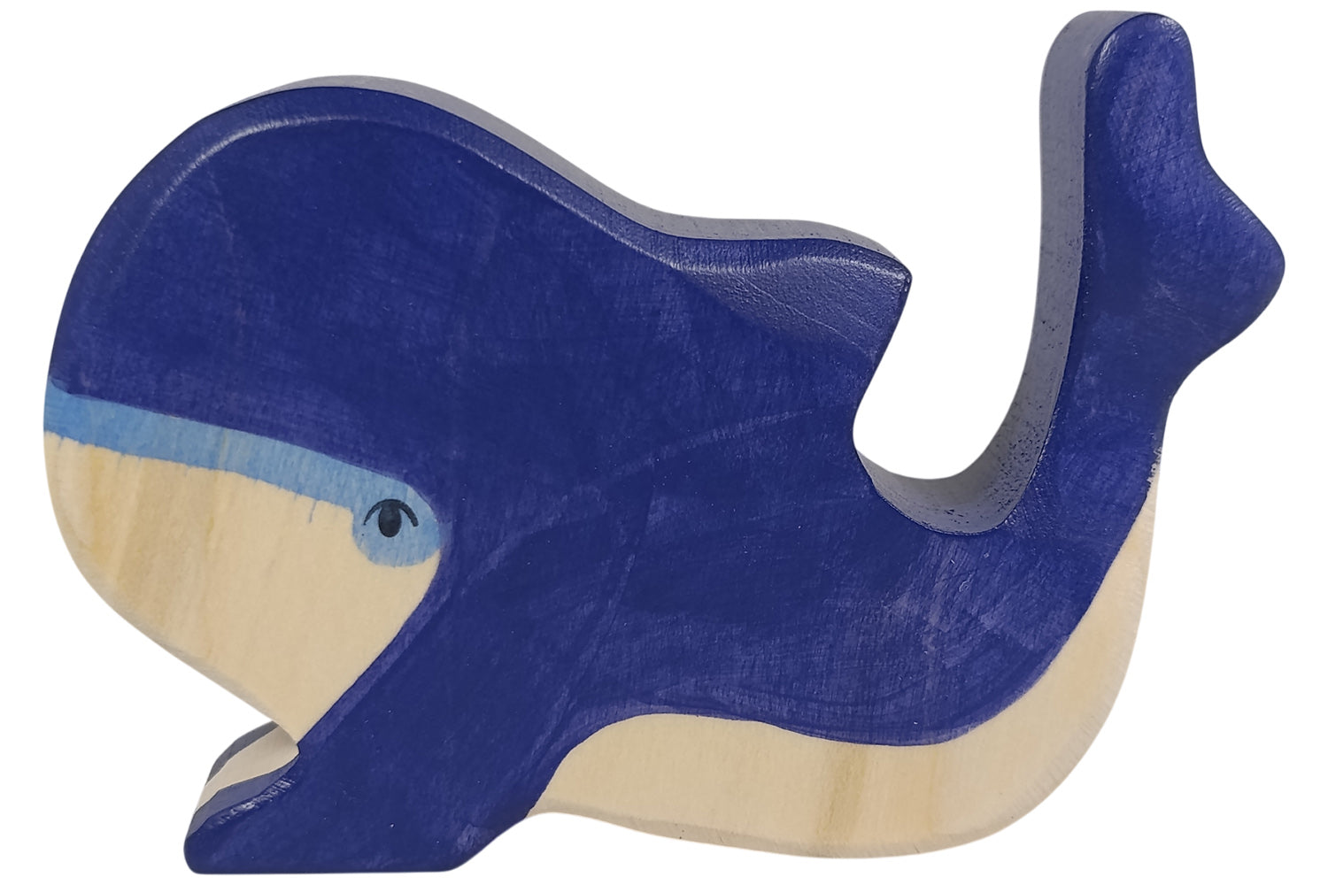 Holztiger Blauwal klein