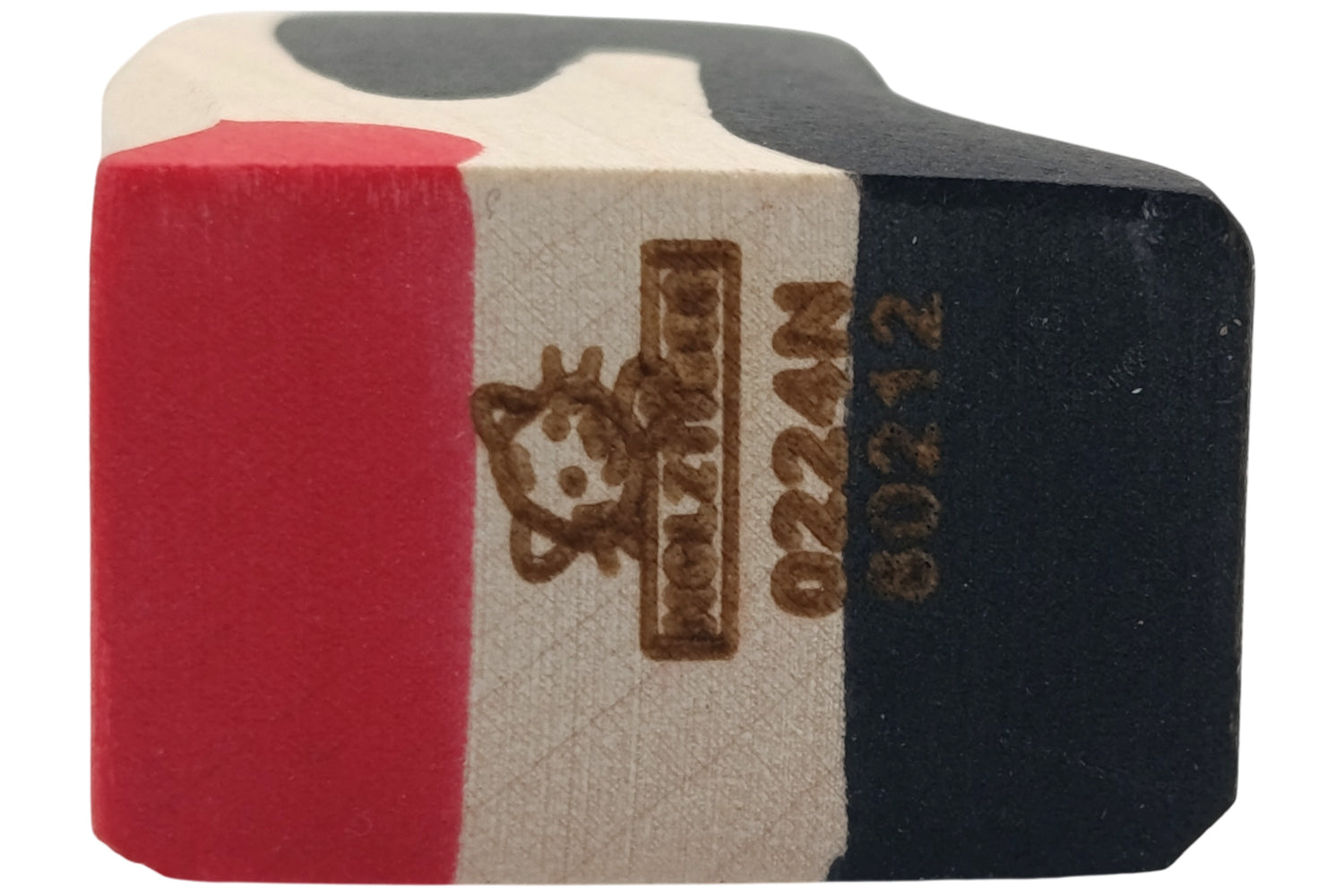 Holztiger Pinguin klein Kopf hoch
