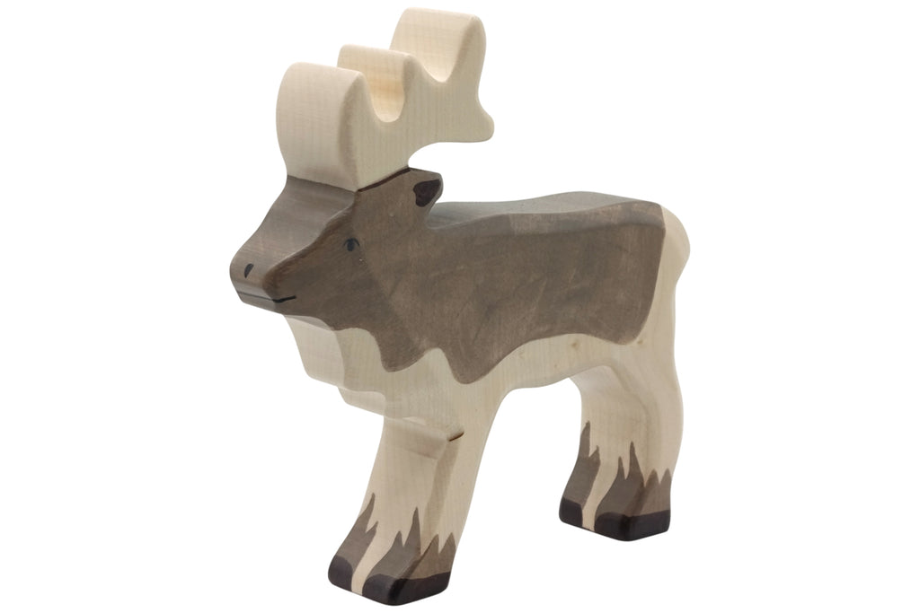 Holztiger Rentier