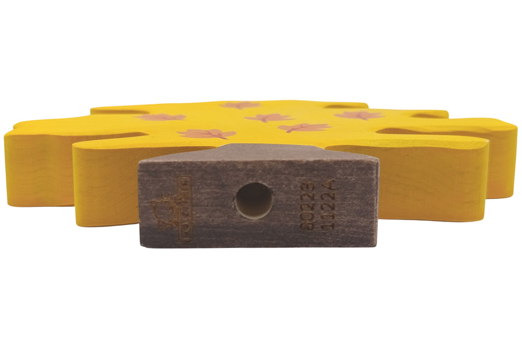 Holztiger Ahornbaum klein gelb