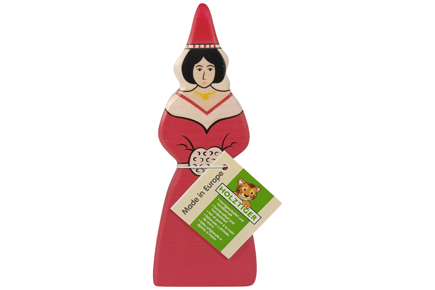 Holztiger Figur Burgfräulein