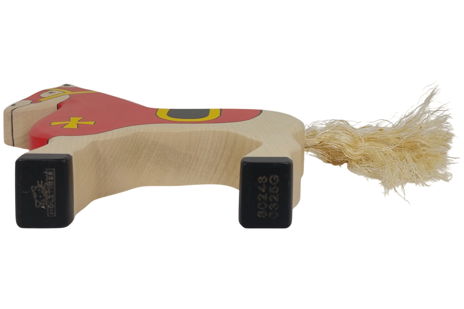 Holztiger Turnierpferd rot für Ritter