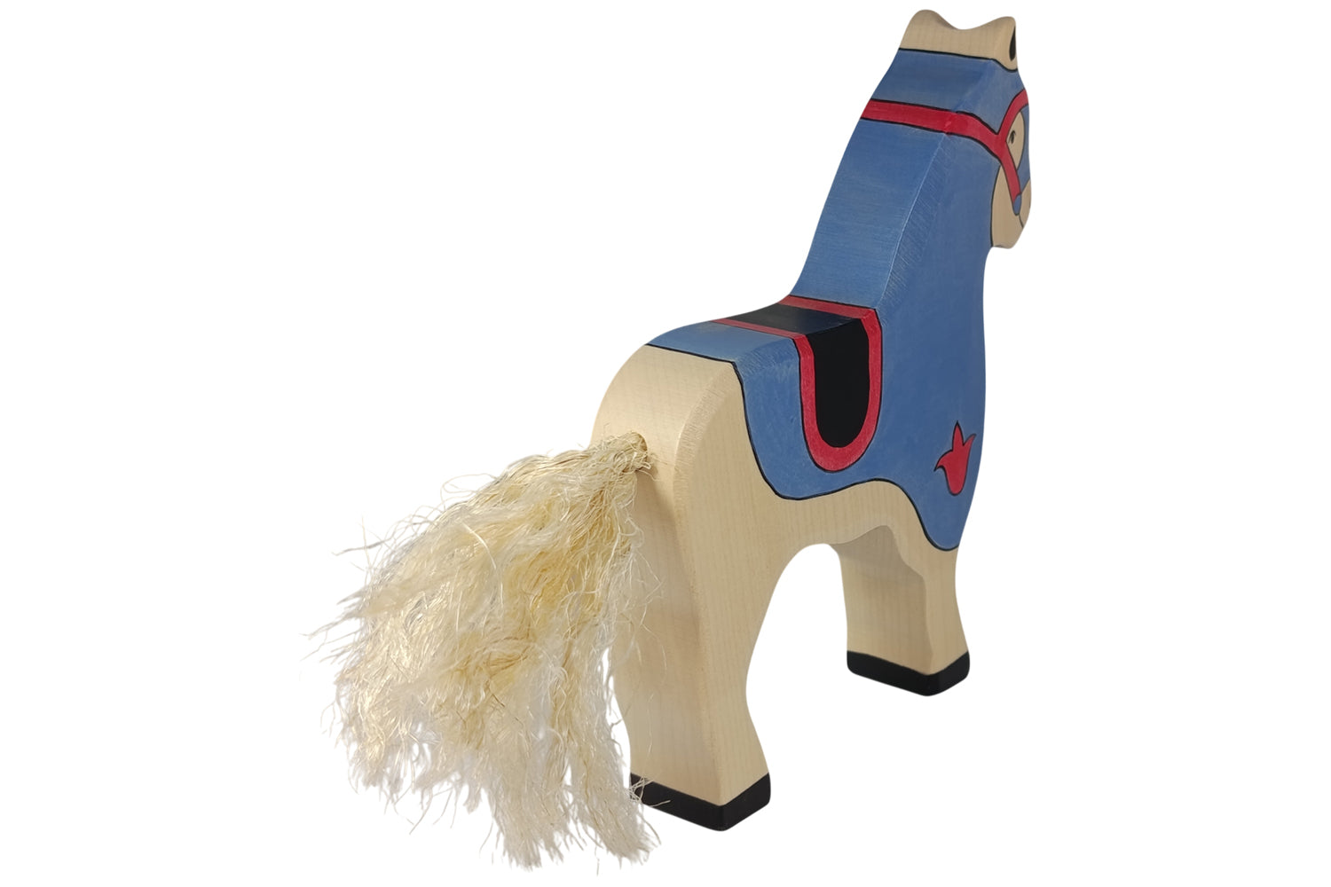 Holztiger Turnierpferd blau