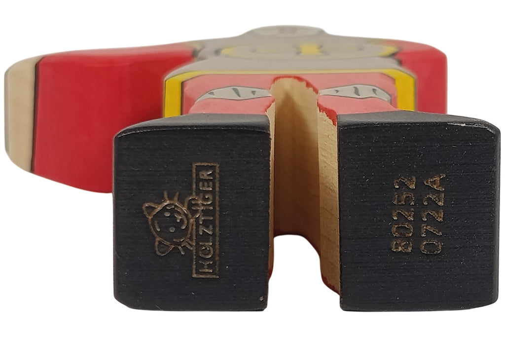 Holztiger Ritter kämpfend rot