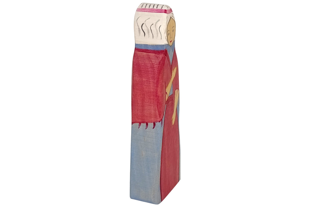 Holztiger Figur Großmutter