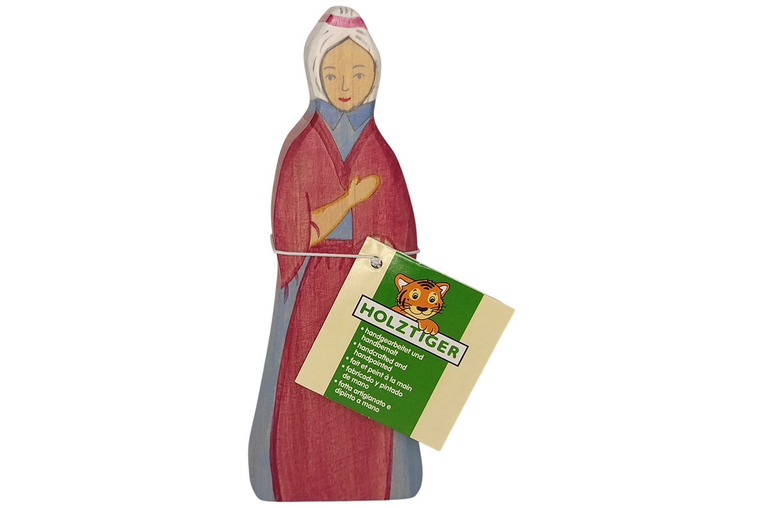 Holztiger Figur Großmutter