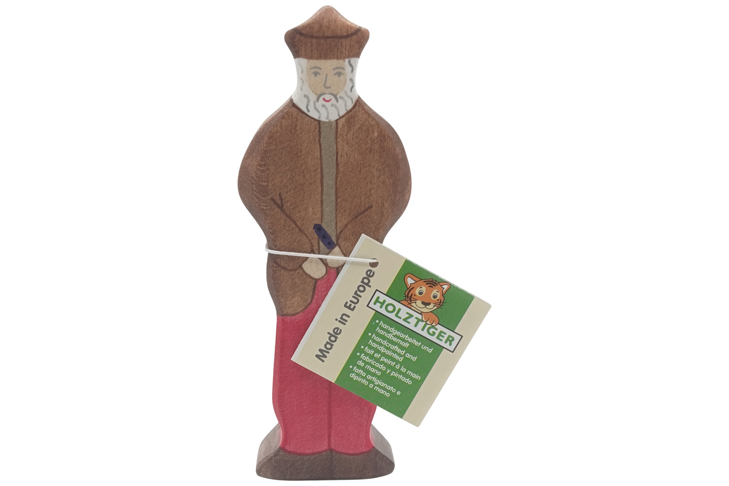 Holztiger Figur Großvater