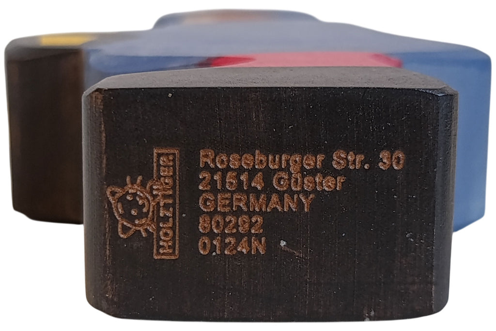 Holztiger Figur Hirte mit Lampe