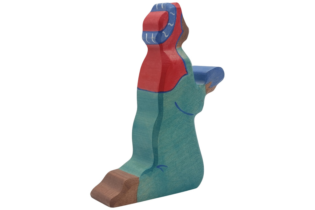 Holztiger Krippenfigur Balthasar