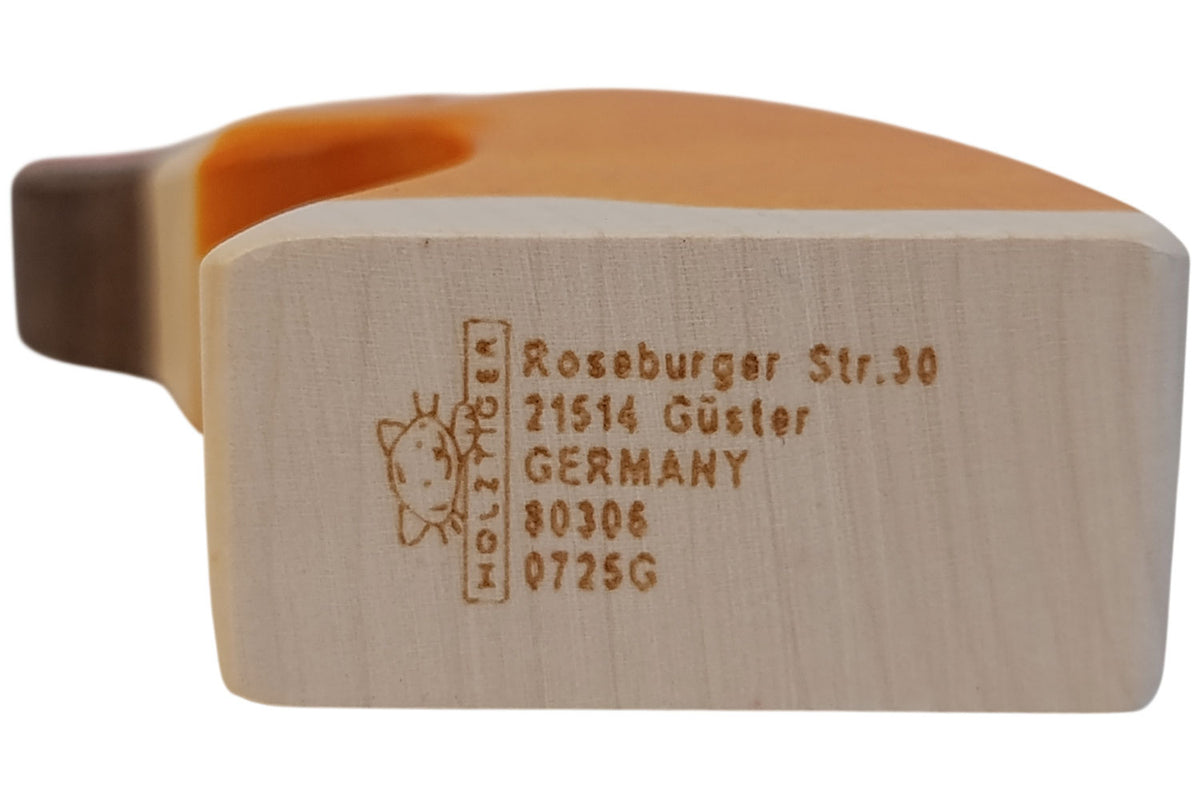 Holztiger Krippenfigur Melchior 3 orange