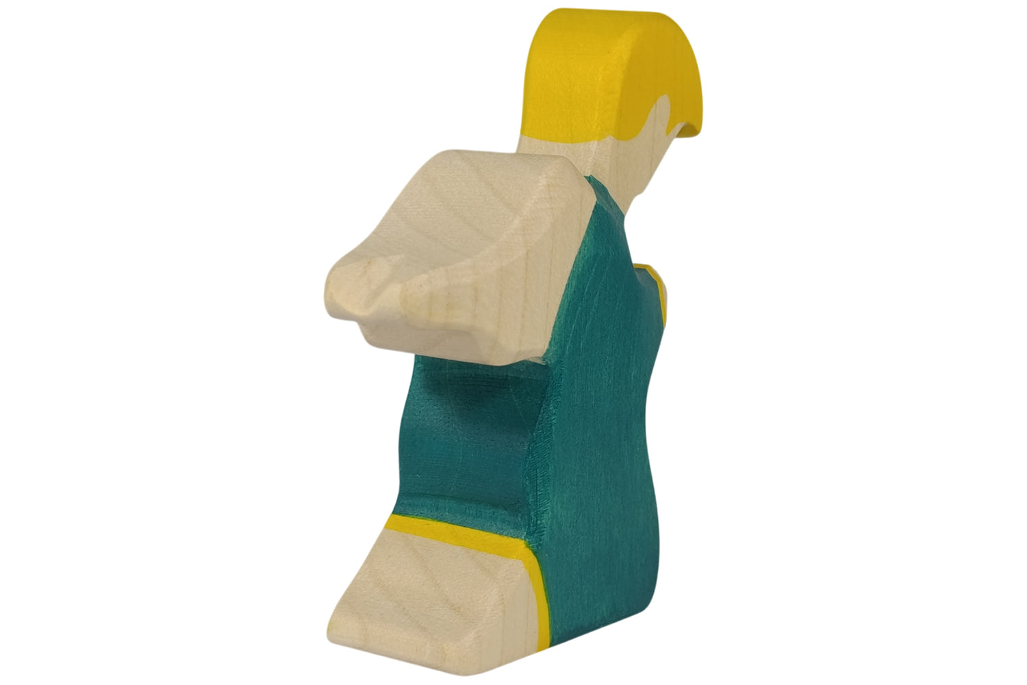 Holztiger Krippenfigur Engel 3 knieend