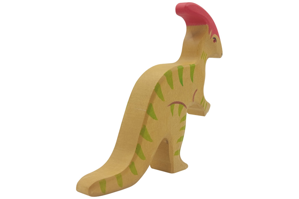 Holztiger Parasaurolophus Dinosaurier