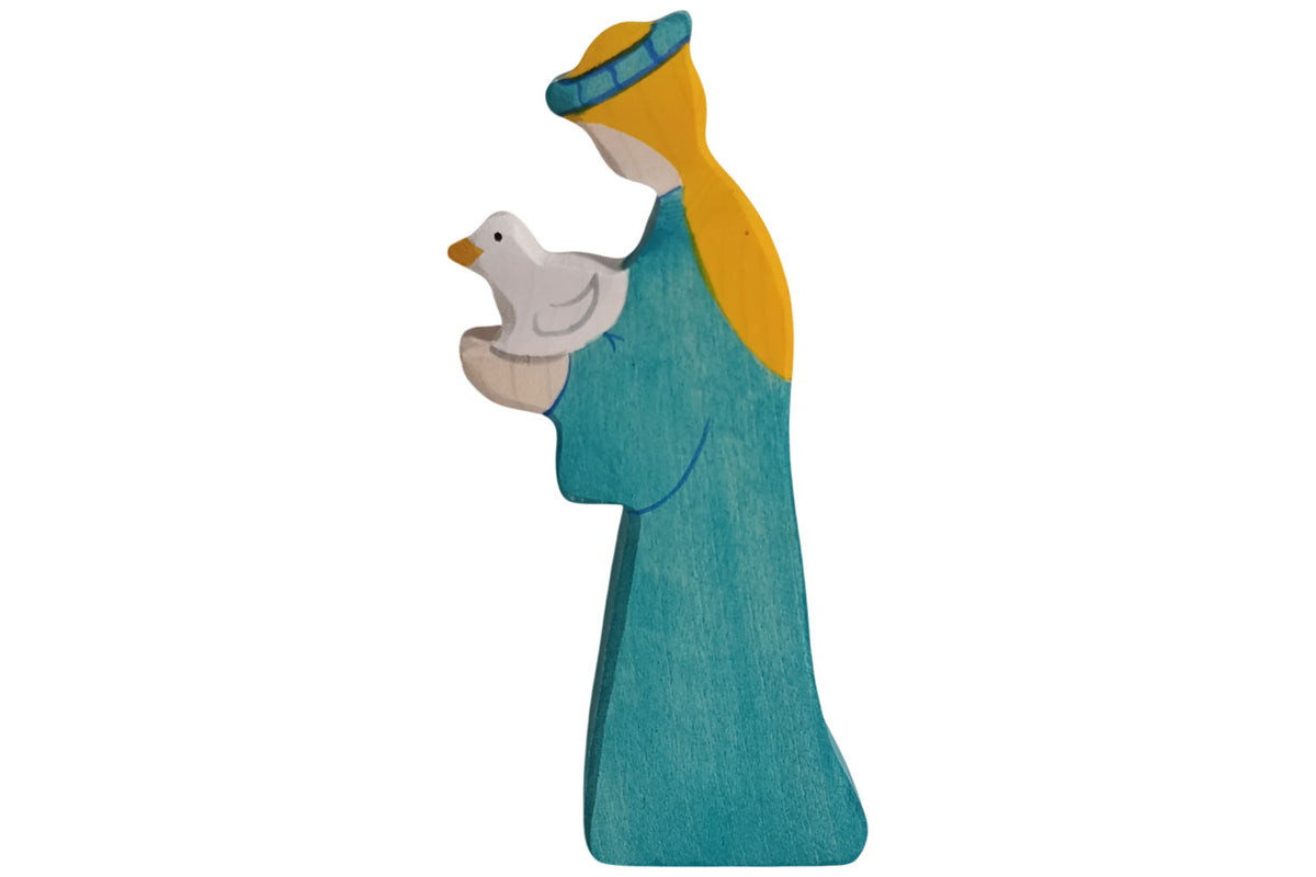 Holztiger Figur Noah' Frau