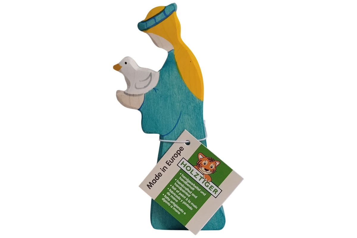 Holztiger Figur Noah' Frau