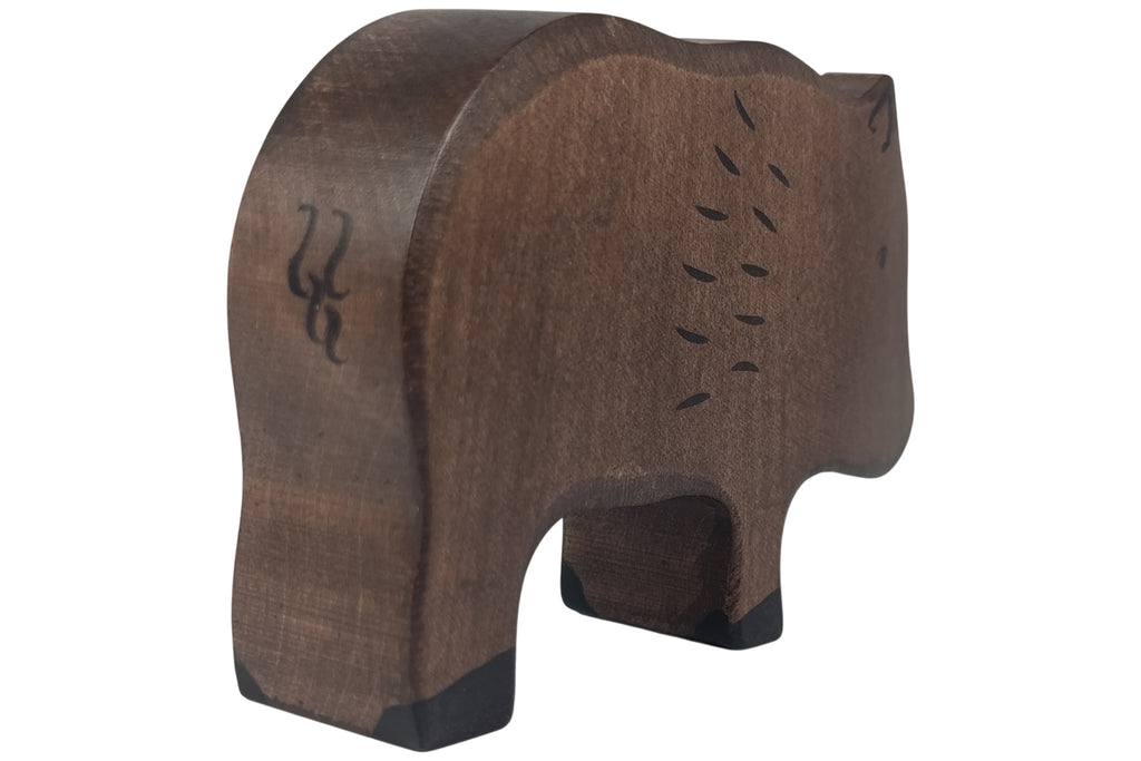 Holztiger Wildschwein Sau