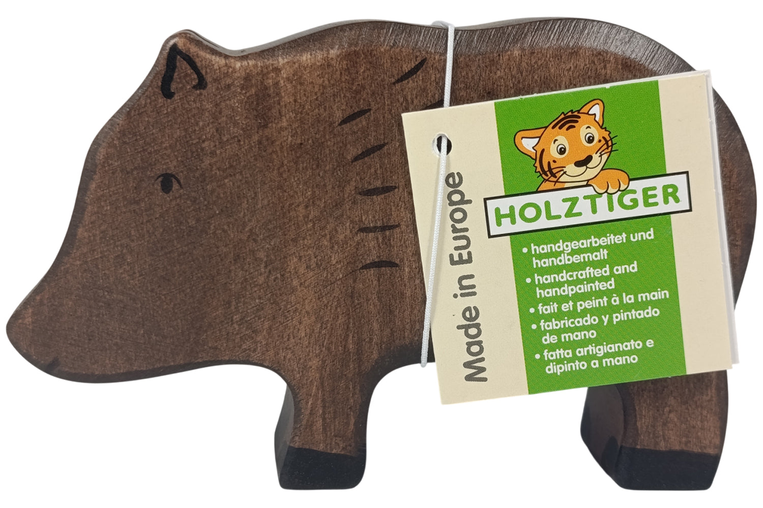 Holztiger Wildschwein Sau