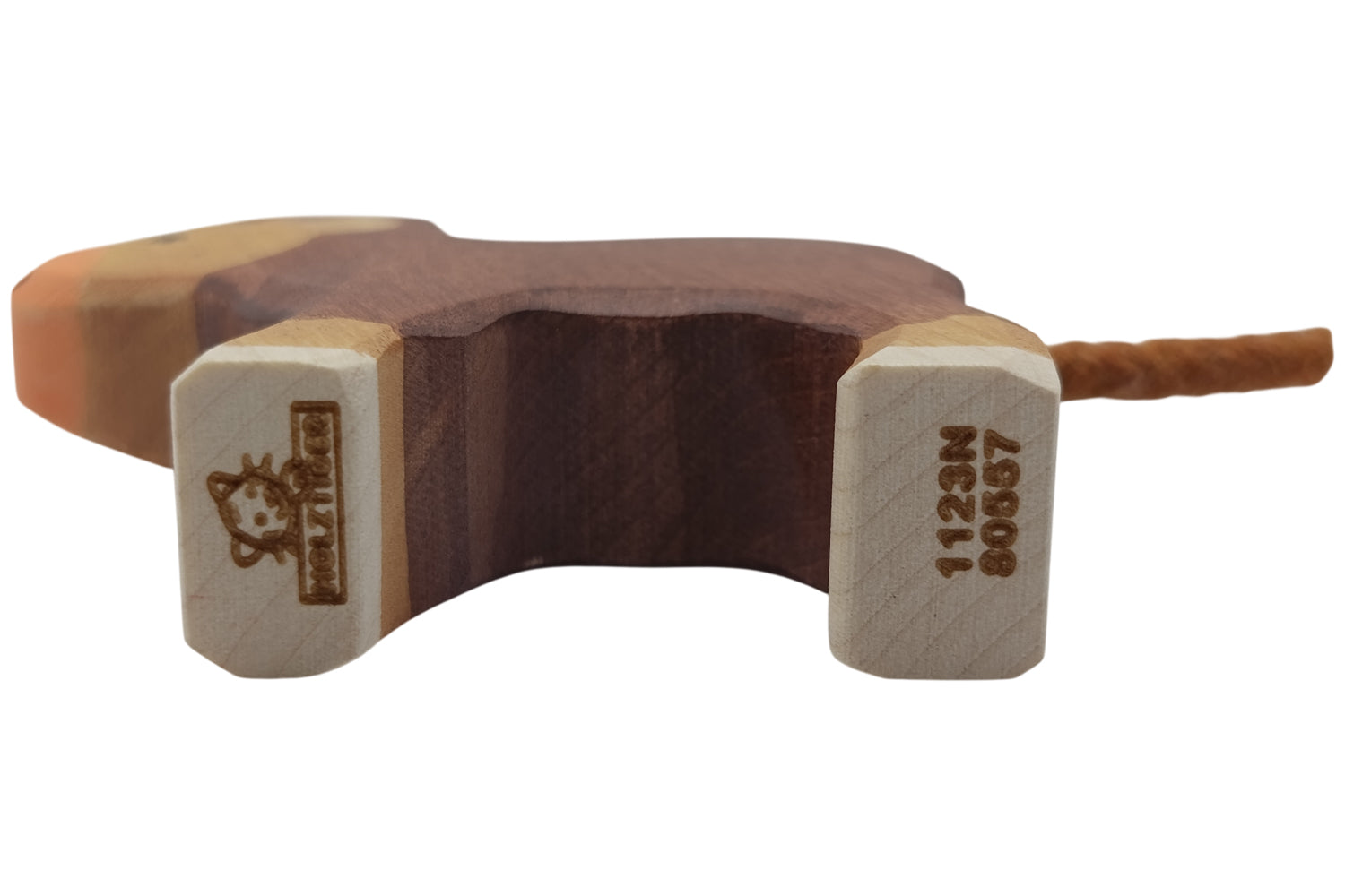 Holztiger Schottisches Hochland-Kalb