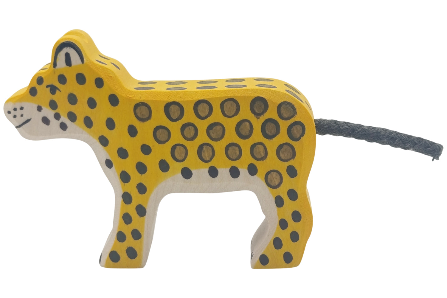 Holztiger Leopard klein