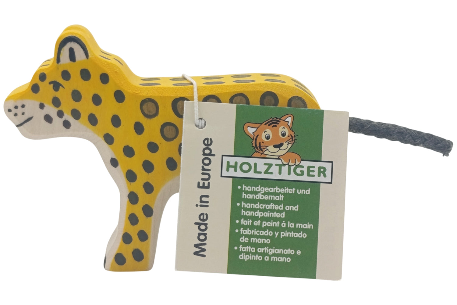 Holztiger Leopard klein
