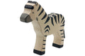 Holztiger Zebra stehend