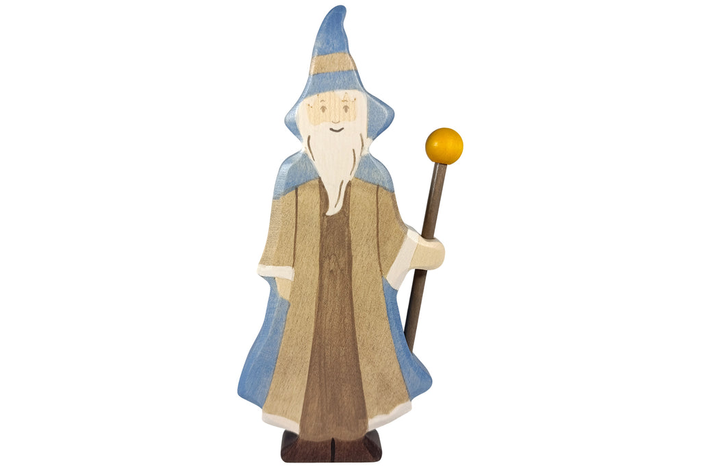 Holztiger Figur Zauberer