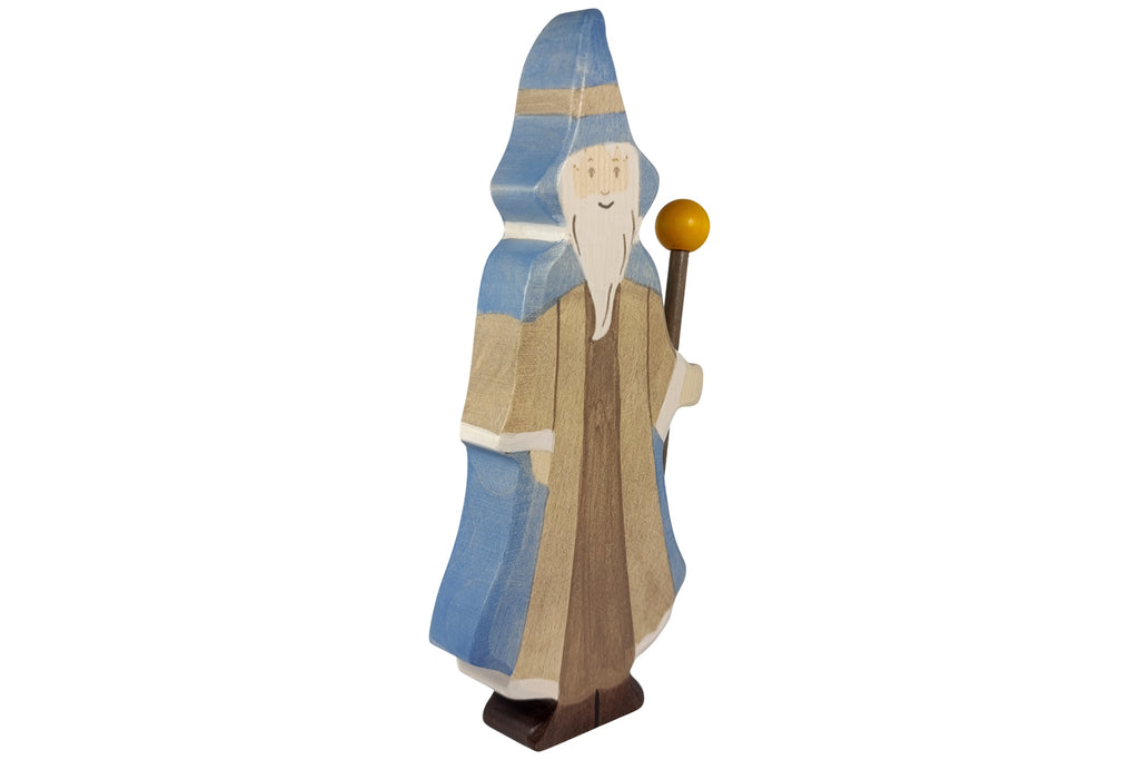 Holztiger Figur Zauberer