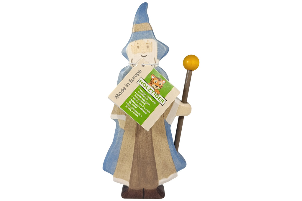 Holztiger Figur Zauberer