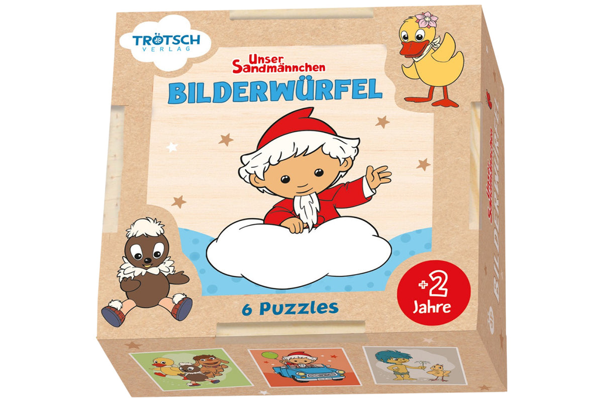 Trötsch Holz-Bilderwürfel Unser Sandmännchen