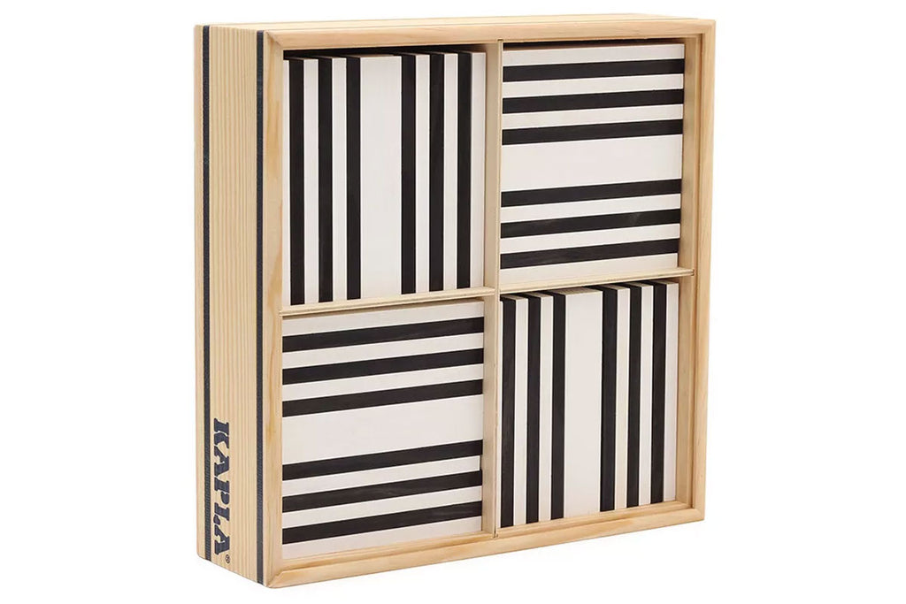Boîte KAPLA de 100 pièces, noire et blanche