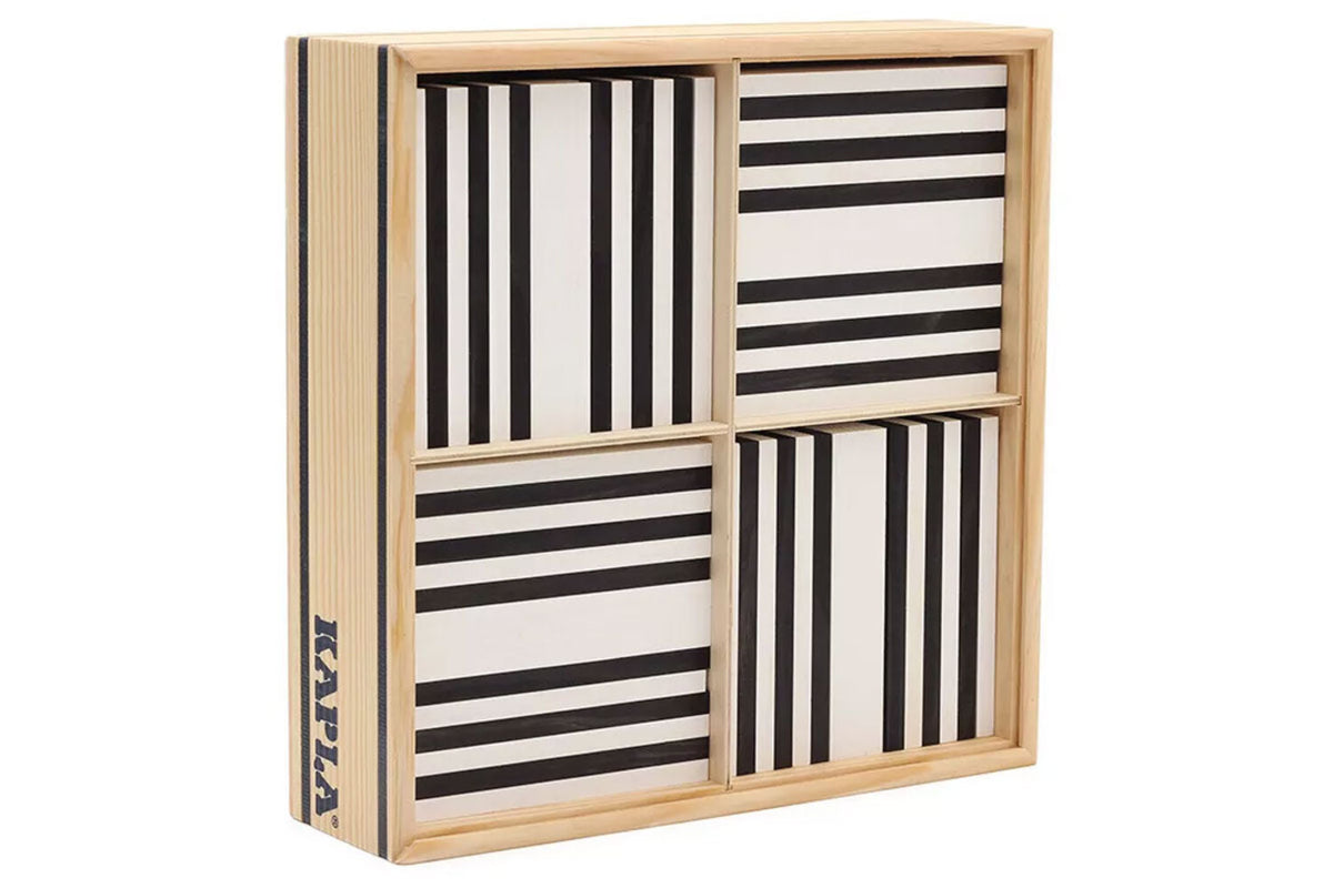 Boîte KAPLA de 100 pièces, noire et blanche