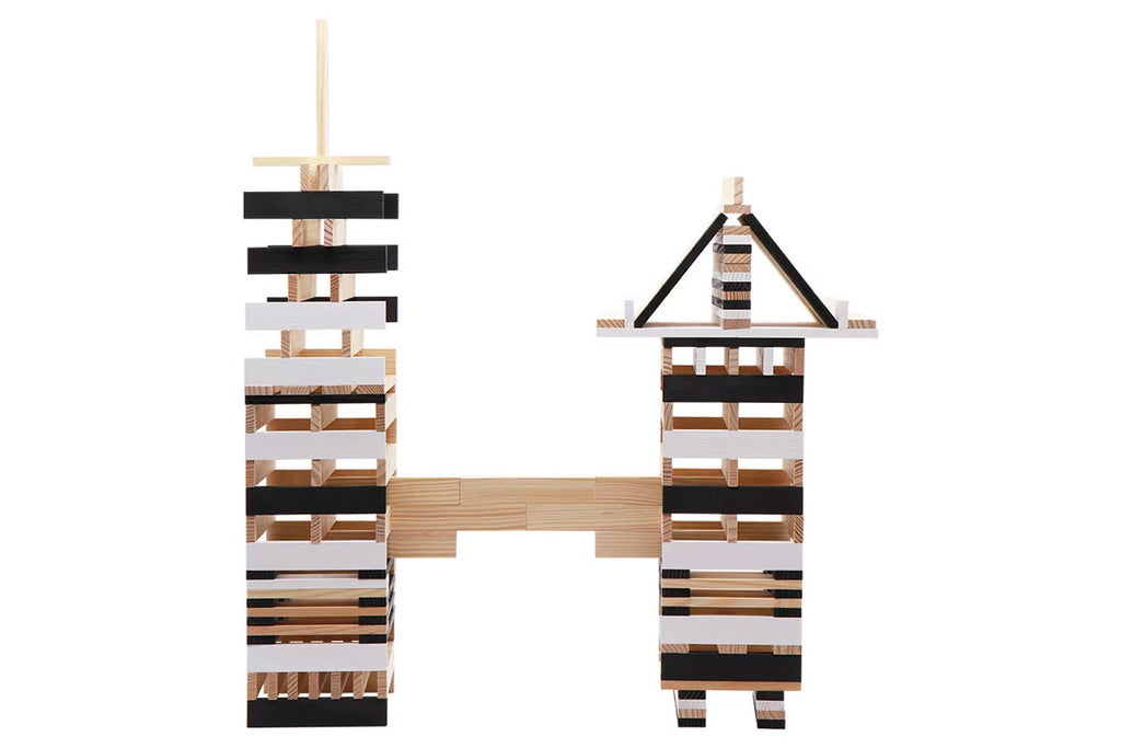 Boîte KAPLA de 100 pièces, noire et blanche