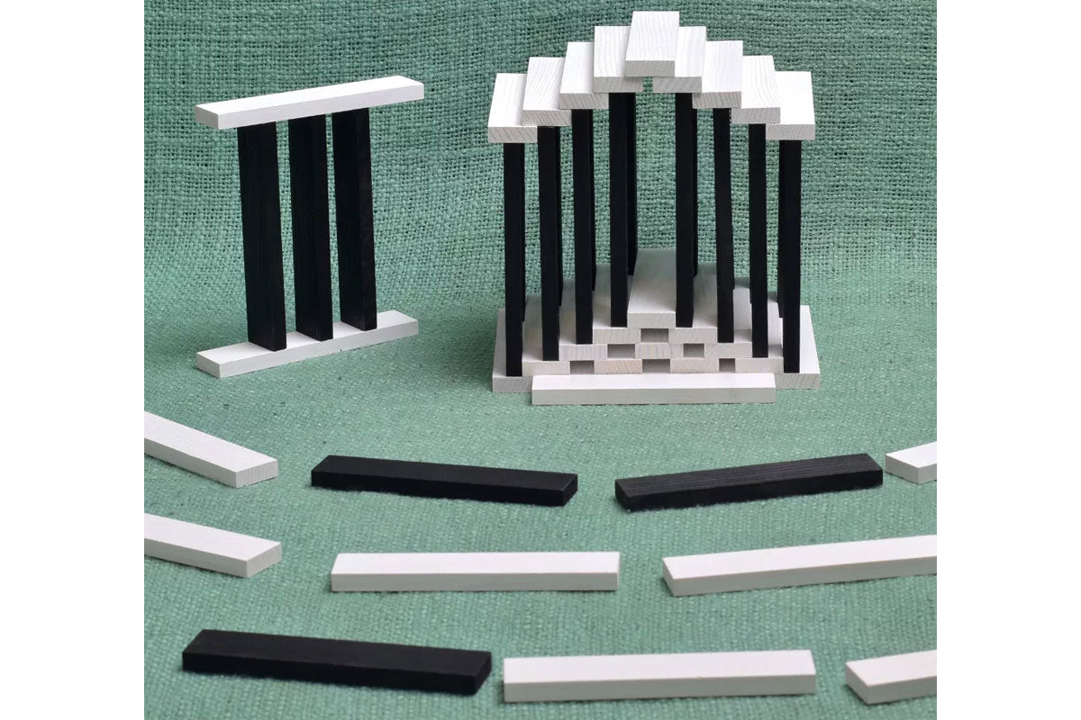 Boîte KAPLA de 100 pièces, noire et blanche