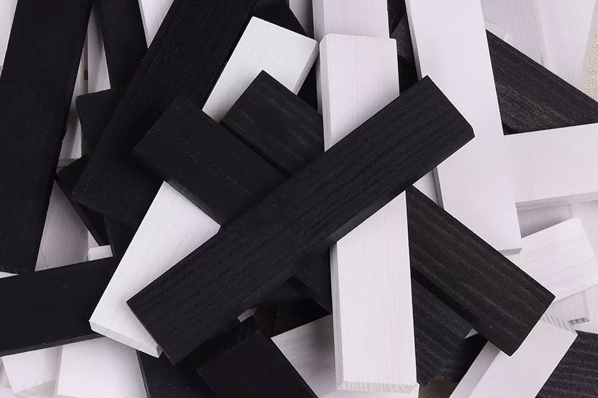 Boîte KAPLA de 100 pièces, noire et blanche