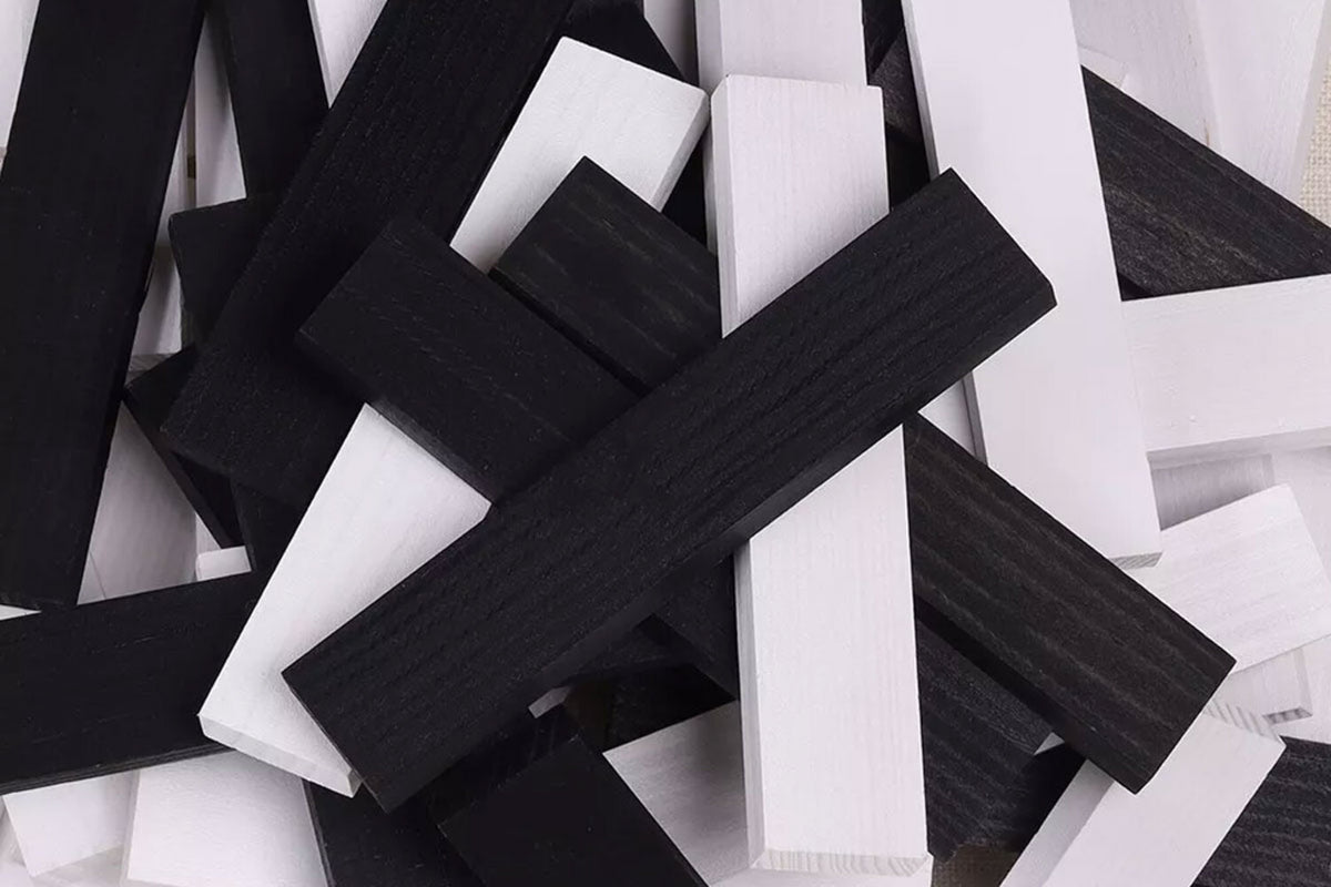 Boîte KAPLA de 100 pièces, noire et blanche