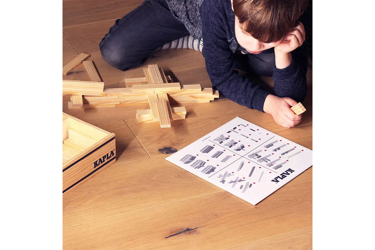 Boîte KAPLA de 100 pièces, finition naturelle