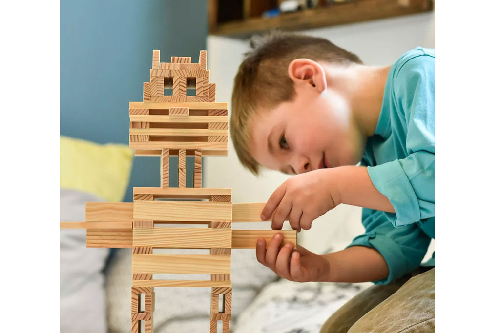 Boîte KAPLA de 100 pièces, finition naturelle