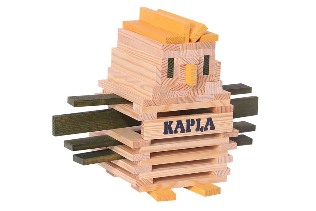 Jeu de construction KAPLA à motif araignée, boîte de 75 pièces