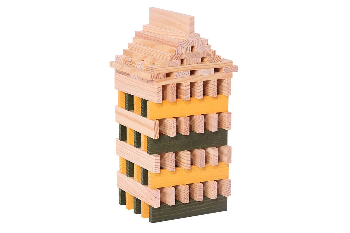 Jeu de construction KAPLA à motif araignée, boîte de 75 pièces