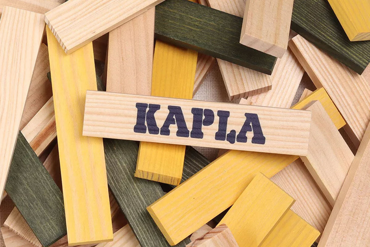 Jeu de construction KAPLA à motif araignée, boîte de 75 pièces