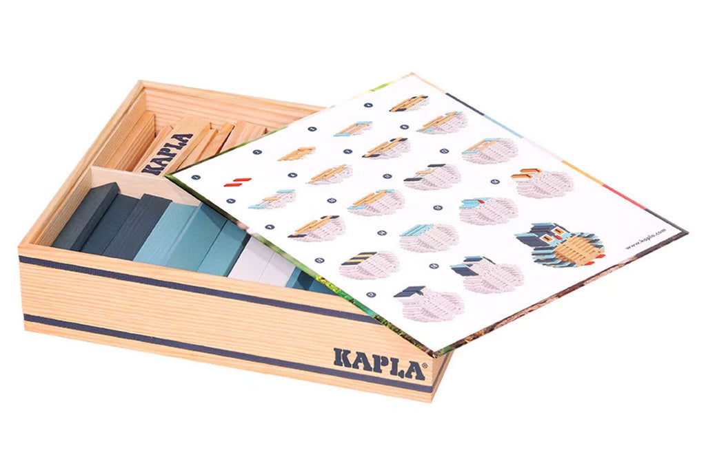 Coffret de construction KAPLA motif hibou, 120 pièces