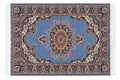 Streets Ahead Miniatur Teppich blau