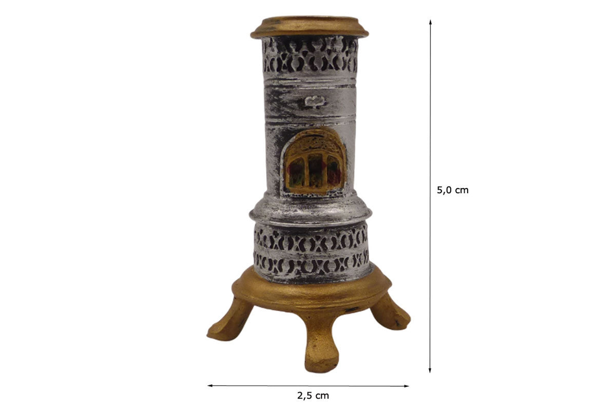 Streets Ahead Miniatur alter Ofen silber/gold