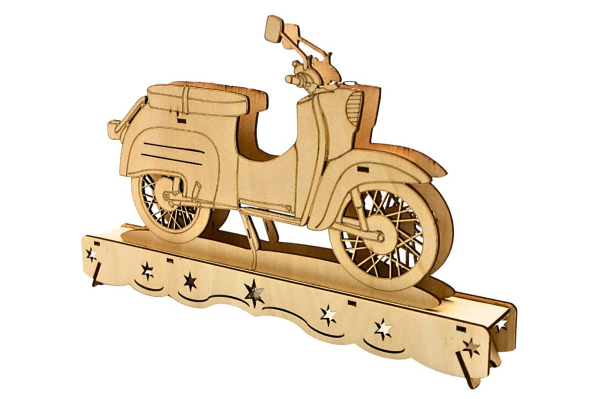 Ostalgie Schwibbogen DDR Roller