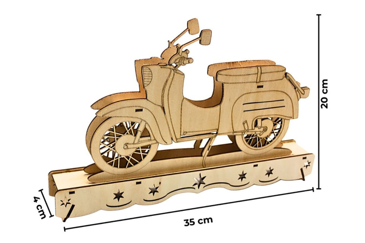Ostalgie Schwibbogen DDR Roller