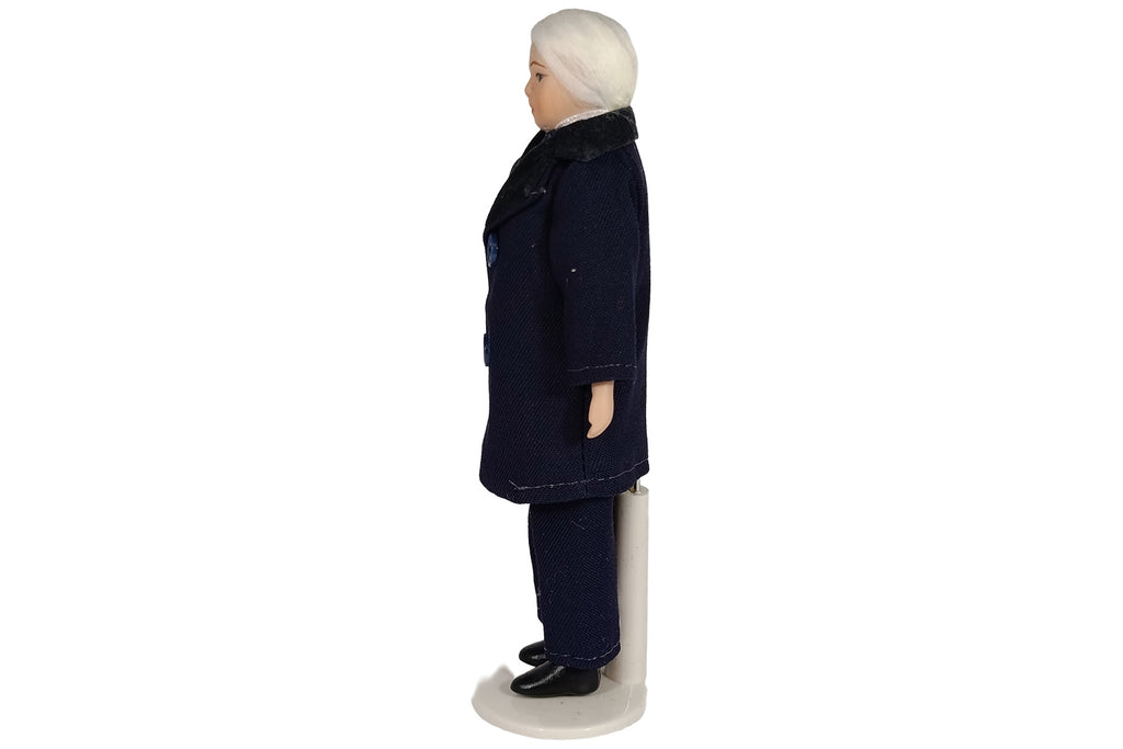 Sa-Maison DP190 Poupée " Opa Avec Bleus Costume " 1:12 pour Maison de Neuf ! #