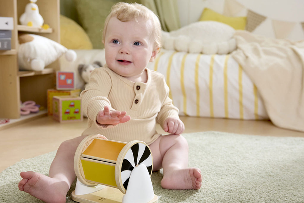 Hape Dreh-Trommel mit Spiegel