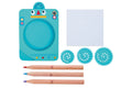 Hape Zahnrad Zeichenset blau