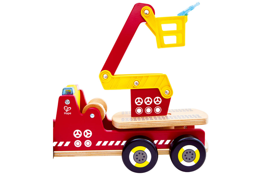 Hape Feuerwehr mit Sirene und Blaulicht