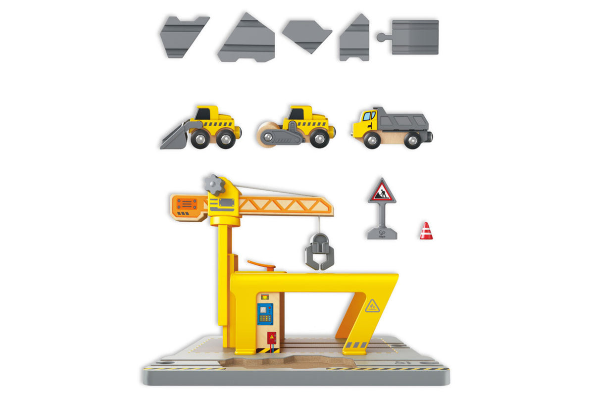 Hape Eisenbahn-Kran