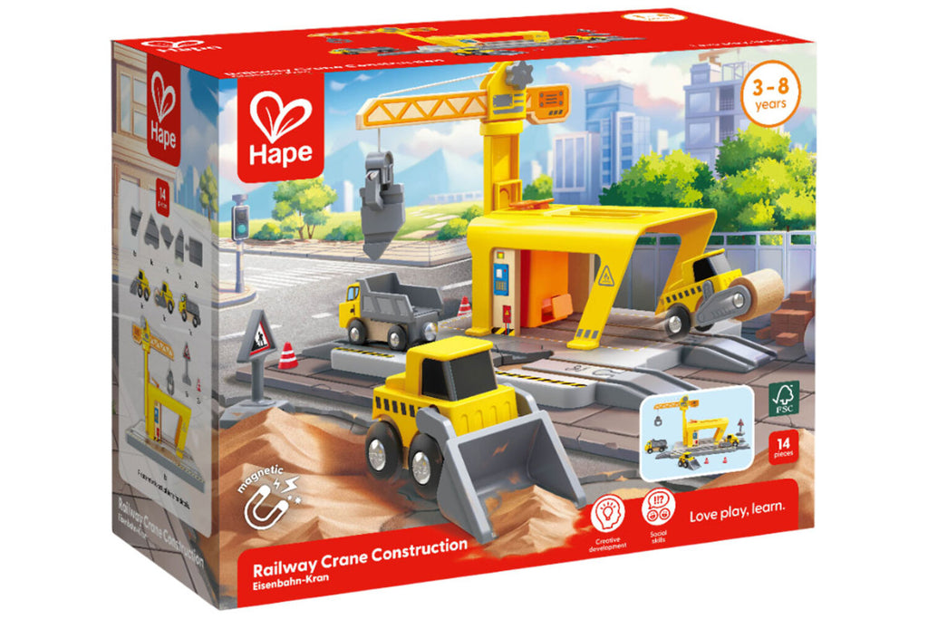 Hape Eisenbahn-Kran